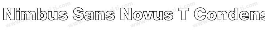Nimbus Sans Novus T Condensed Bold字体转换